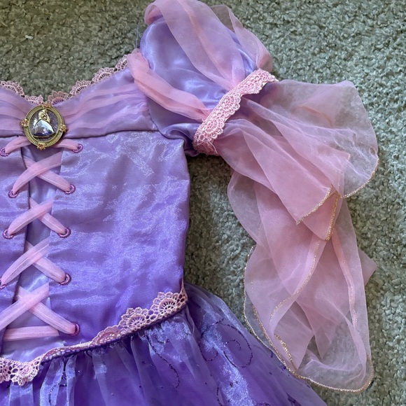 Rapunzel Dress Disney Store Sz 5/6 Purple Land World Cruise Bibbidi Bobbidi - Picture 4 of 9